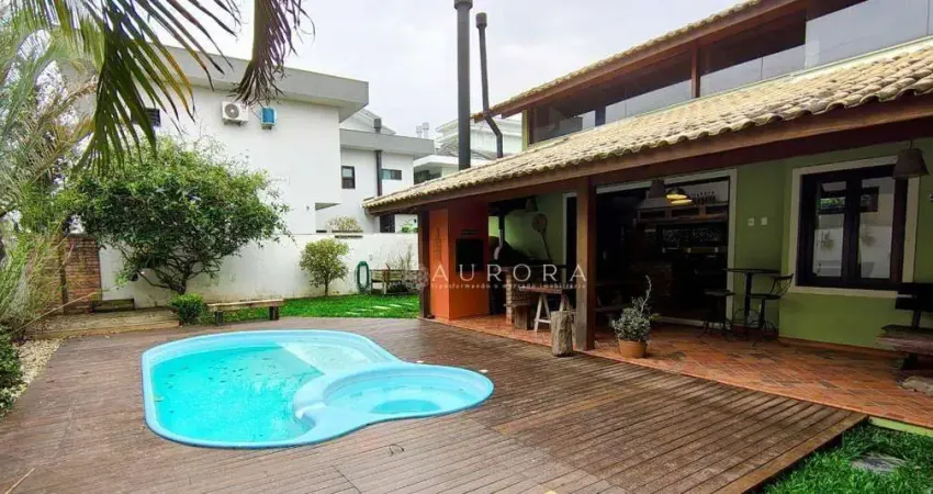 Casa com 4 dormitórios à venda por r$ 3.650.000,00 - campeche - florianópolis/sc