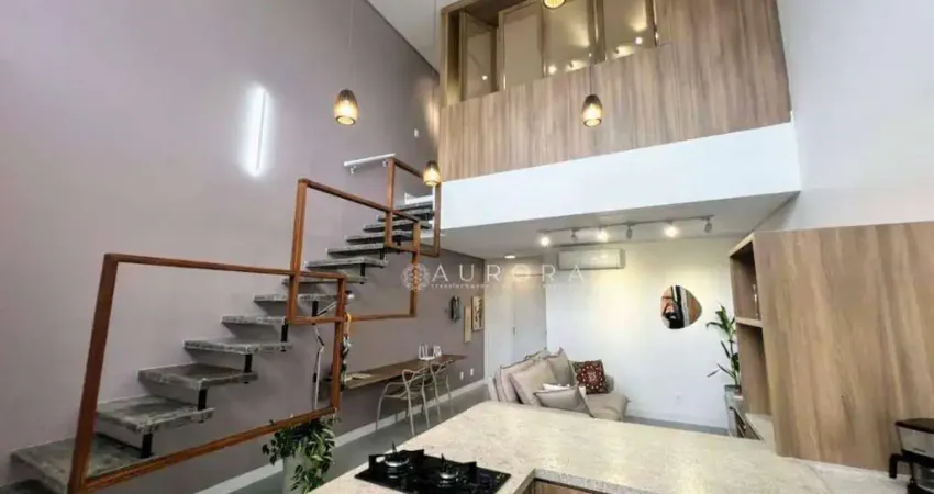 Apartamento duplex com 1 dormitório à venda, 67 m² por r$ 1.100.000,00 - campeche - florianópolis/sc