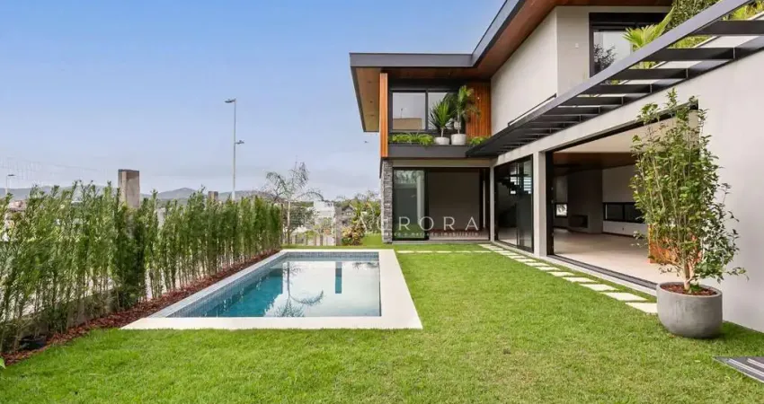 Casa espetacular com 4 dormitórios à venda, 607 m² por r$ 7.200.000 - lagoa da conceição - florianópolis/sc