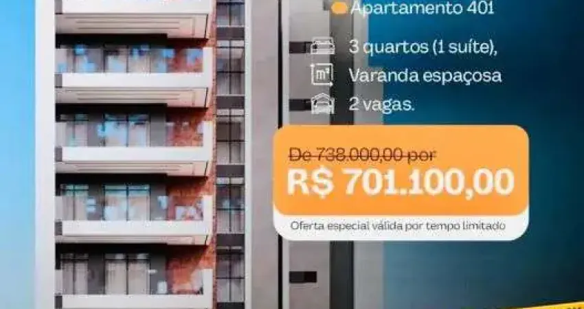 Jardim laranjeiras - 3/4 - suíte - elevador - 2 vgs - 100m² - venda - juiz de fora - mg