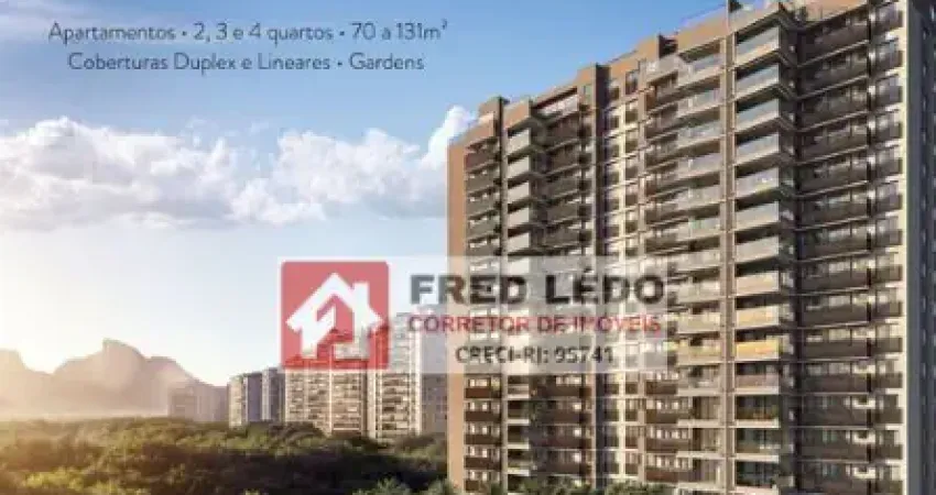 Lançamento penísula | endeless  | rjz cyrela | apartamentos de 2 quartos - 70m² | 3 quartos - 90m² | 4 quartos - 118 a 131m² | coberturas gardens - duplex e lineares