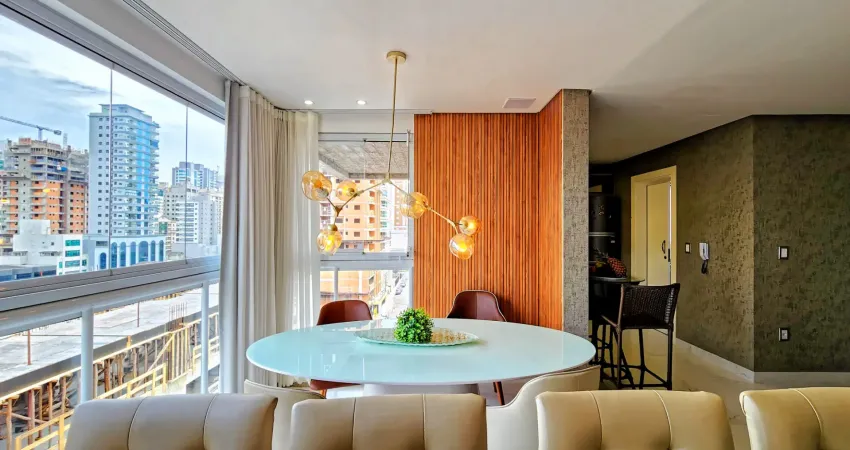 Apartamento mobiliado com 3 quartos e 2 vagas em meia praia  - itapema sc