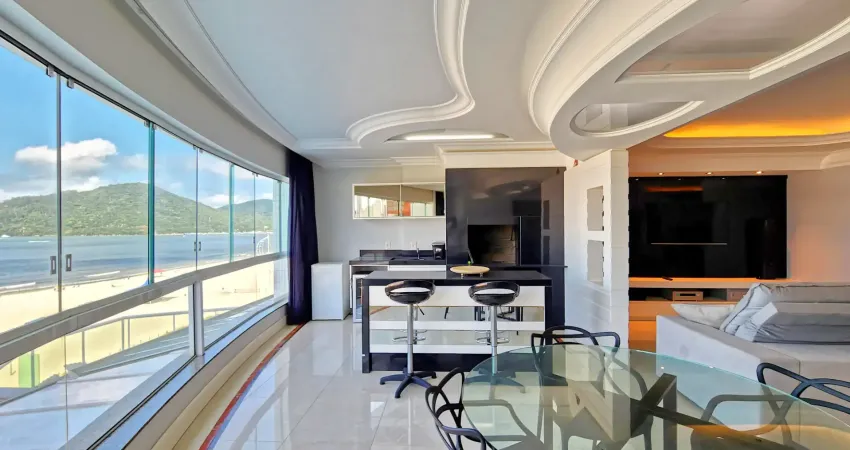 Apartamento frente mar mobiliado a venda com 3 suítes e 2 vagas no edifício dom alvarez em balneário camboriú sc.