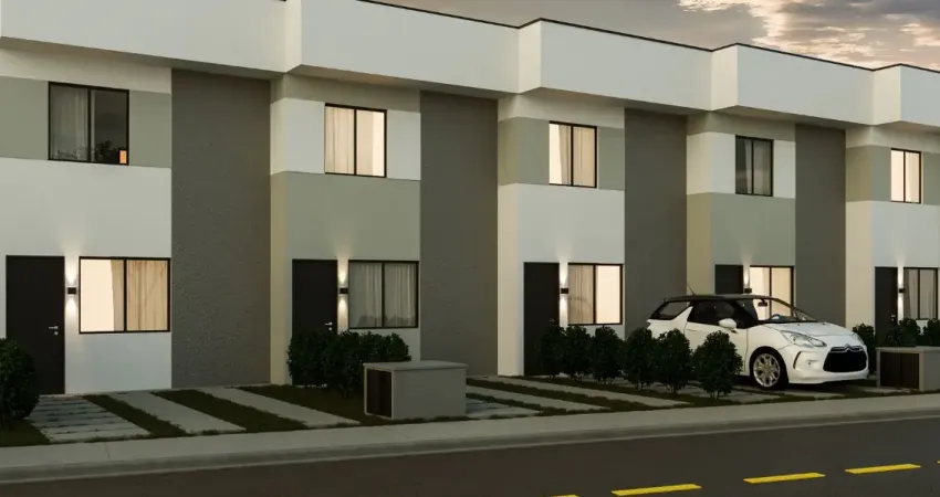 Sobrados com 2 dorm, quintal privativo e ótimo padrão de acabamento.