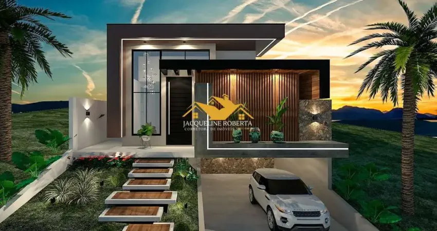 Projeto e lote casa térrea moderna em condomínio fechado – alto padrão....