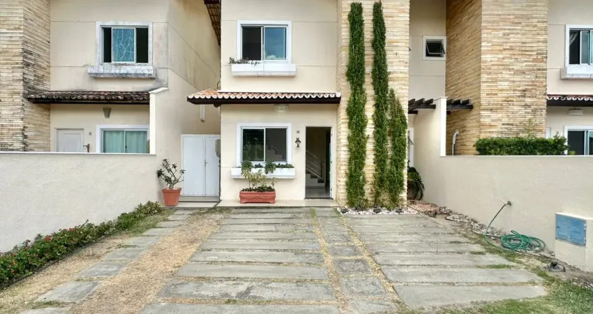 Casa em condomínio fechado com 129m2, 3 quartos, 2 vagas e lazer completo no eusébio