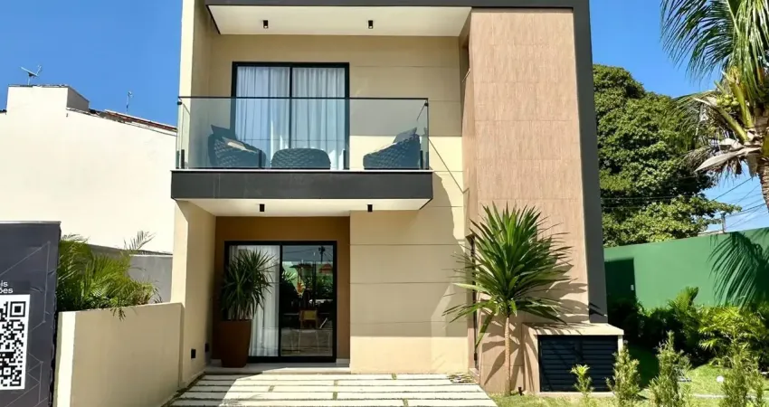 Casa duplex em condomínio com 104m2, 3 suítes, 2 vagas e lazer completo no josé de alencar