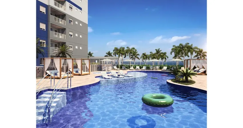 Apartamento 2 dormitórios, 1 suíte. resort pé na areia financiamento direto com a construtora