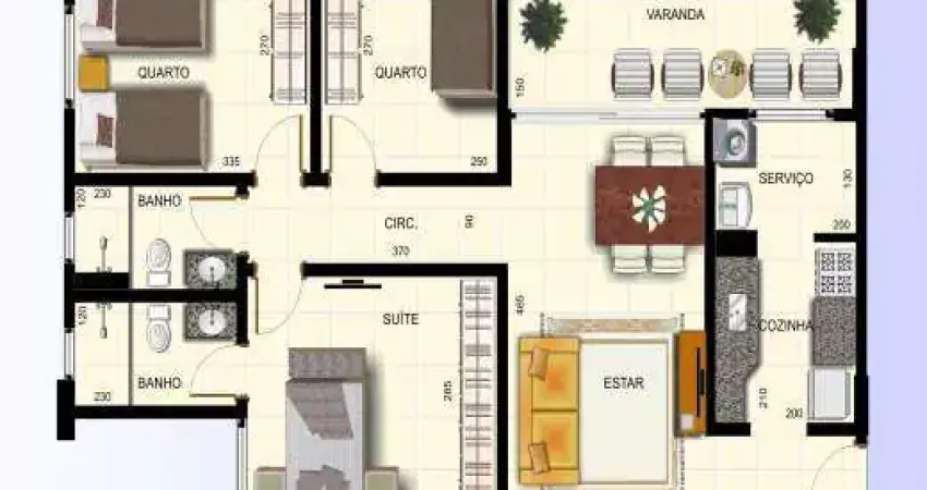 Apartamento com 3 quartos à venda na Rua Juruá, Graça, Belo Horizonte