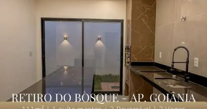 Casa à venda no bairro retiro do bosque - aparecida de goiânia/go