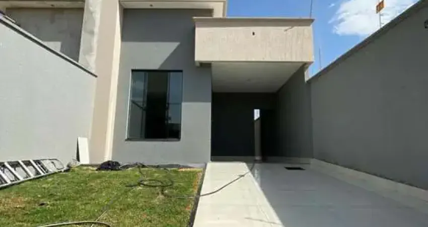 Casa para venda em aparecida de goiânia, residencial solar central park, 3 dormitórios, 1 suíte, 2 banheiros, 2 vagas