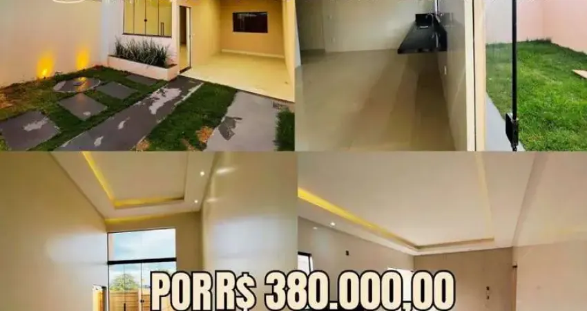 Casa à venda no bairro residencial village garavelo - aparecida de goiânia/go