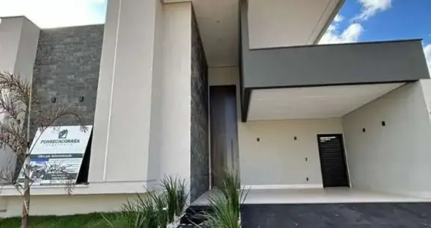 Casa térrea moderna | condomínio bolonha - aparecida de goiânia/go