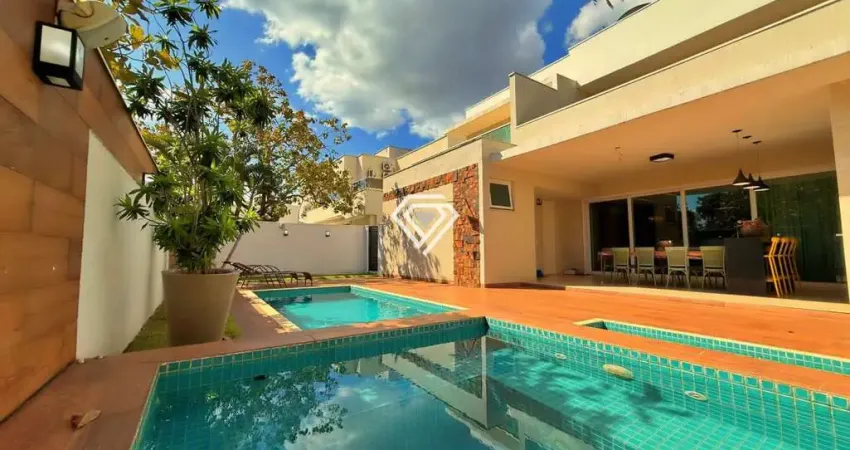 Sobrado 4 suítes, 296 m² c/ lazer à venda no condomínio mirante do lago