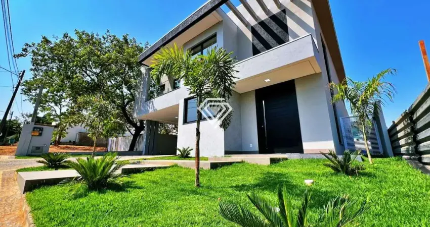 Sobrado 4 suítes, 322 m² c/ lazer à venda no condomínio mirante do lago