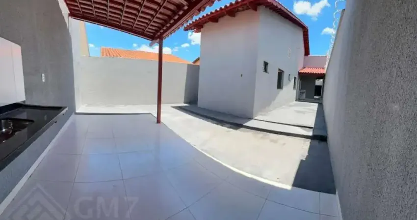 Casa 2 Quartos sendo 1 Suíte com Área Gourmet - Jardim Boa Esperança | Aparecida de Goiânia
