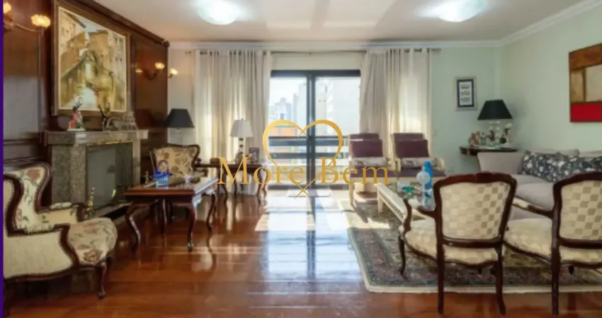 Apartamento à venda em moema com 200 m², 4 quartos e 2 vagas. fora da rota aviatória. andar alto.