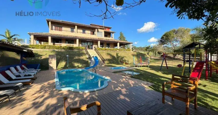 Chácara para temporada em guararema, ajuda, 8 dormitórios, 6 suítes, 7 banheiros, 10 vagas