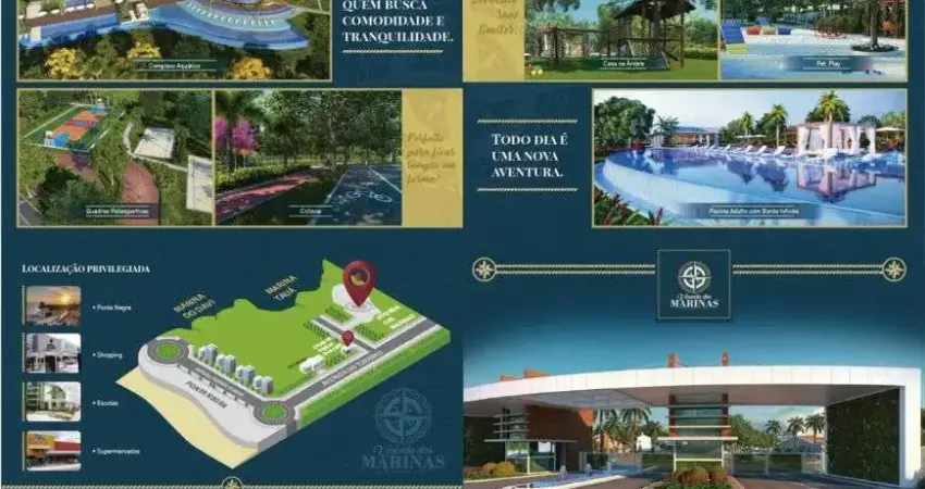 Terreno à venda na Rua das Marinas, 53, Ponta Negra, Manaus