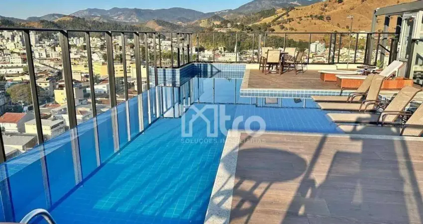 Apartamento com 1 dormitório à venda, 70 m² por r$ 420.000,00 - avenida - itajubá/mg