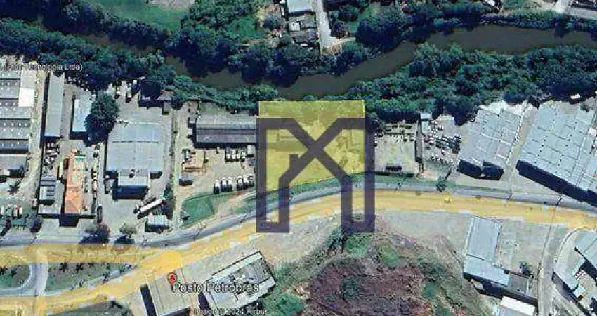 Terreno com 4400m² a venda na entrada da cidade, por r$ 3.200.000 - distrito industrial - itajubá/mg