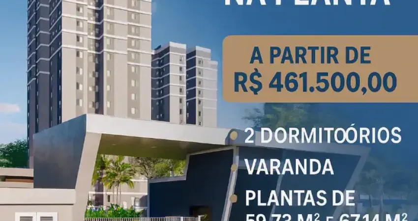 Apartamento na planta grand solaris unidades com 1 suíte e 2 quartos ou 1 suíte e 1 quarto