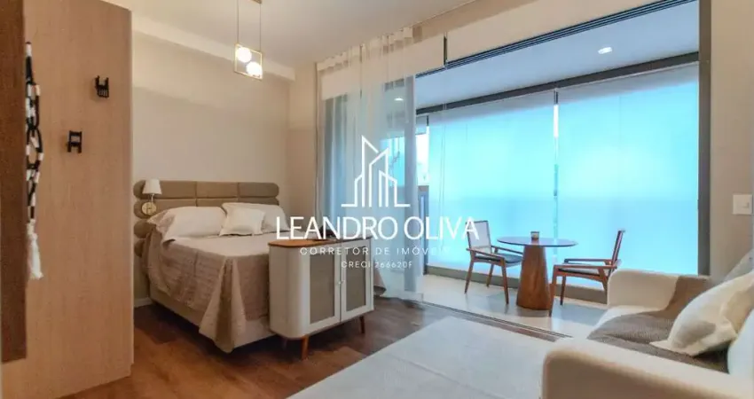 Quer morar ou investir a poucos passos da praça pereira coutinho e parque do ibirapuera? apartamento studio premium espetacular, à venda, na vila nova conceição.