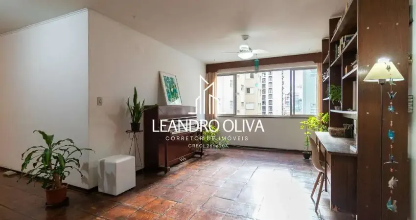 Apartamento tipo para venda em jardim paulista com 3 quartos, sendo 1 suíte, 123m²
