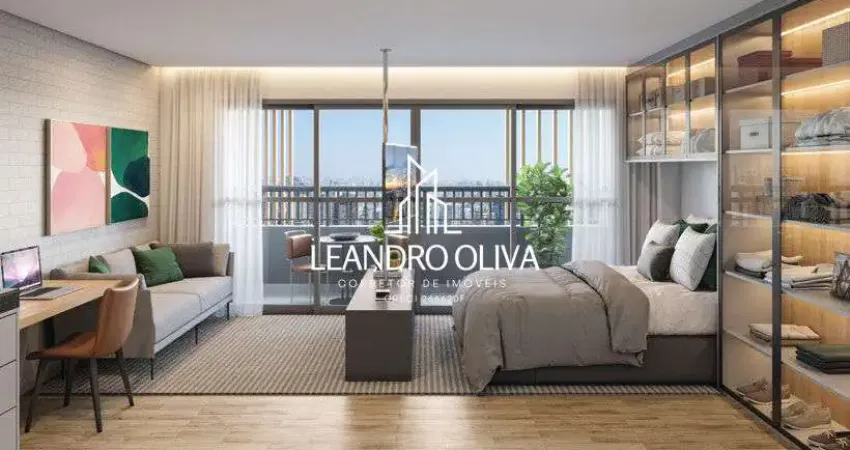 Studio inteligente de 32,80m² | design, estilo e conectividade na vila clementino