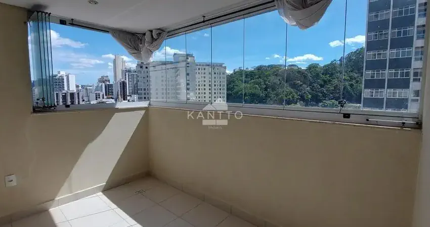 Apartamento 02 quartos com suíte na av. rio branco com área de lazer completa , varanda, de frente