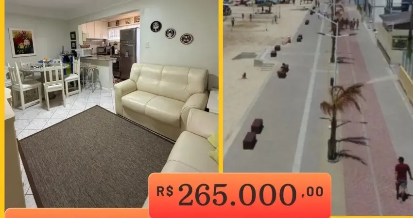 Apartamento 2 dormitórios, no coração da cidade, a poucos metros da praia e do calçadão beira-mar.