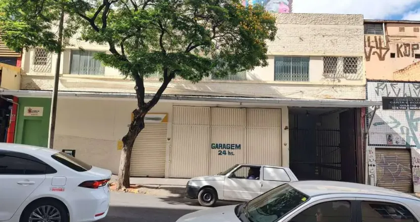 Galpão comercial para locação com loja e andar superior no centro de bh
