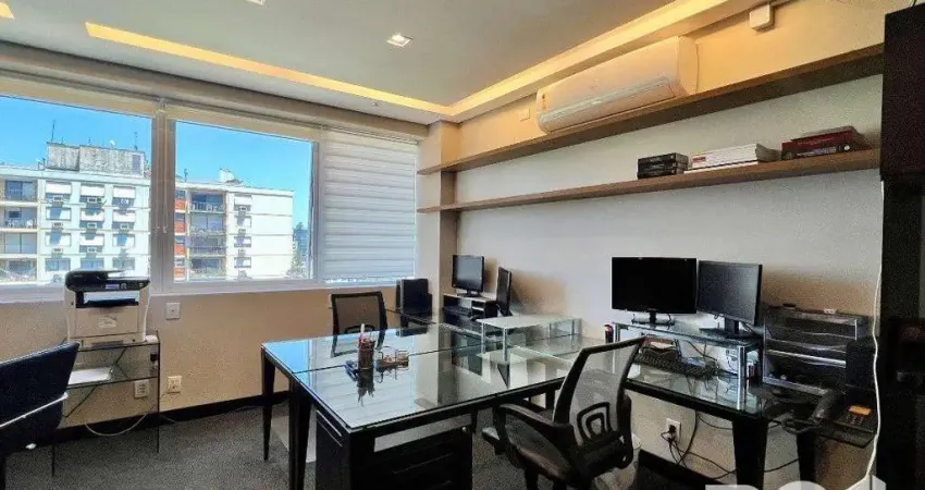 Sala comercial mobiliada com 40 m2 para alugar na av. anita garibaldi.