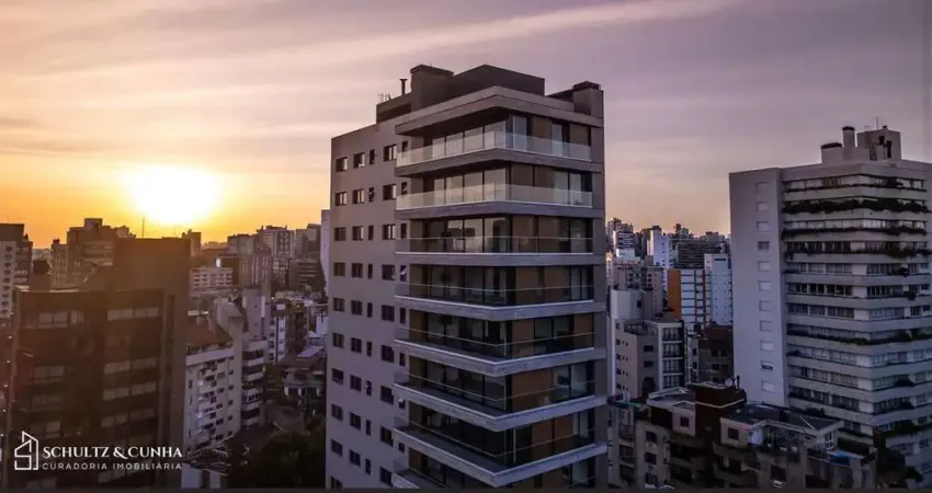 Apartamento de alto padrão construtivo com 209 m² com 3 suítes e 4 vagas, para v