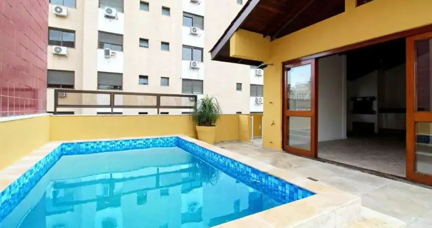 Vende-se cobertura com 3 dormitórios, piscina, 245m² e 2 vagas - mont serrat