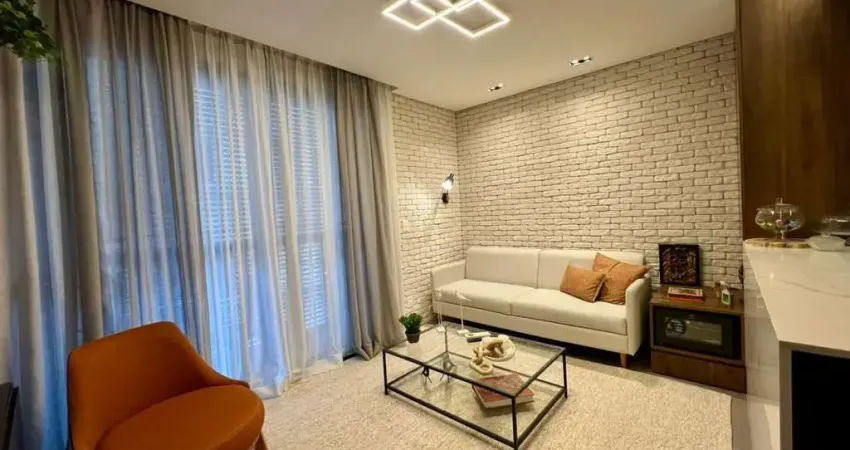 Apartamento alto padrão finamente mobiliado e decorado com 47m2, 1 dorm. suíte,