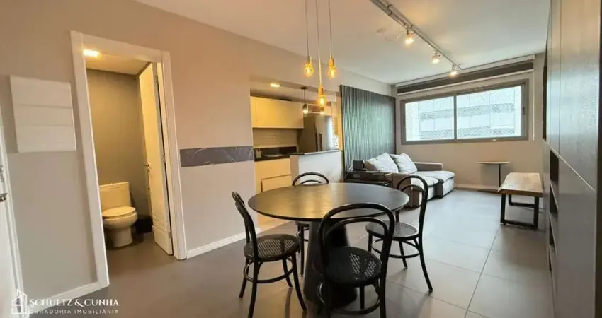 Apartamento para locação, 1 suíte com vaga, decorado e mobiliado no Jardim Europ