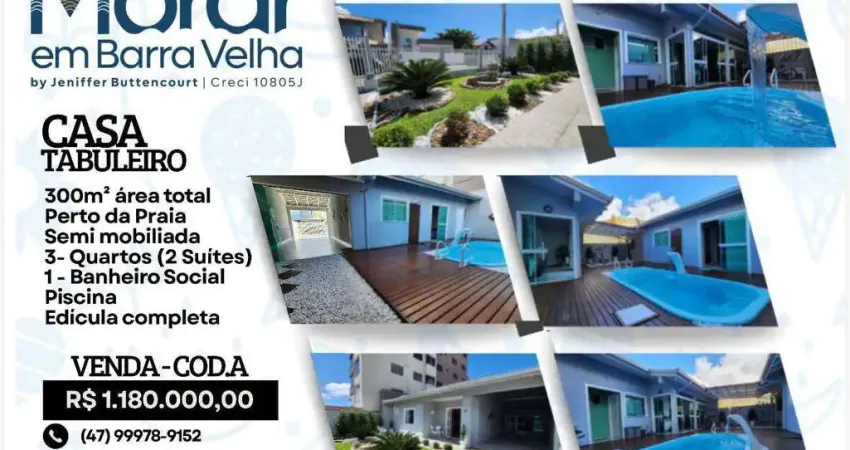 Casa com 3 quartos à venda no Tabuleiro, Barra Velha 