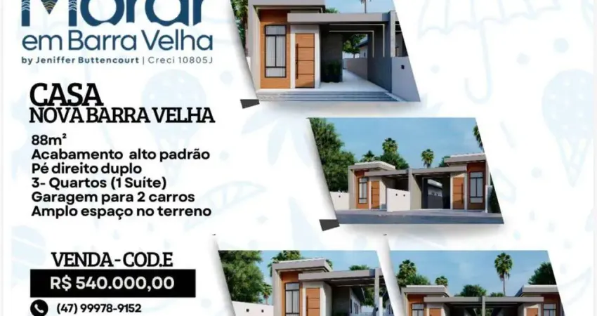 Casa com 3 quartos à venda no Centro, Barra Velha 