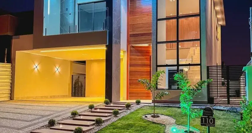 Sobrado para venda tem 244 m2 com 4 quartos em jardins bolonha - senador canedo