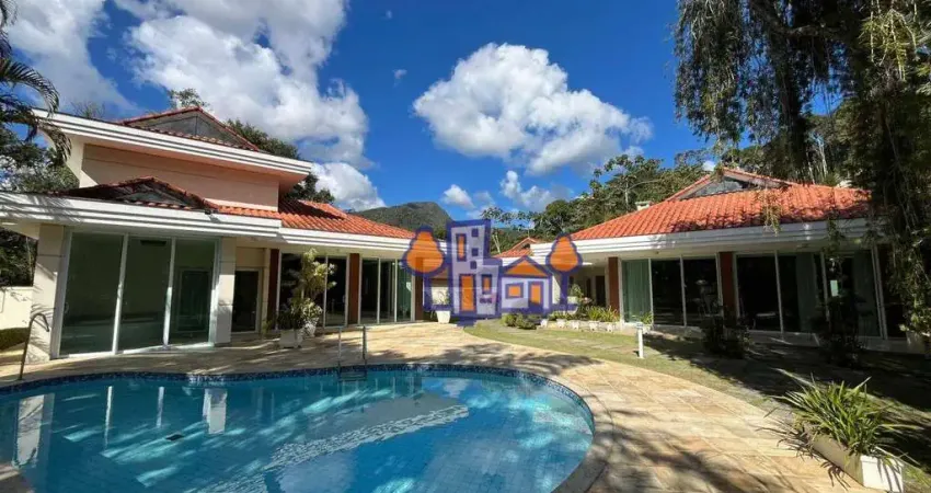 Casa com 3 dormitórios, 800 m² - venda por r$ 6.900.000,00 ou aluguel por r$ 16.120,16/mês - ponte da saudade - nova friburgo/rj