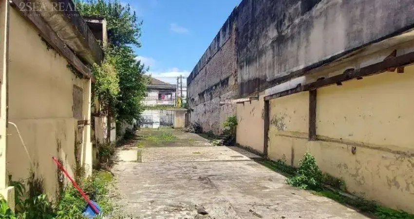 Terreno comercial para alugar na Rua Braz Cubas, Vila Nova, Santos
