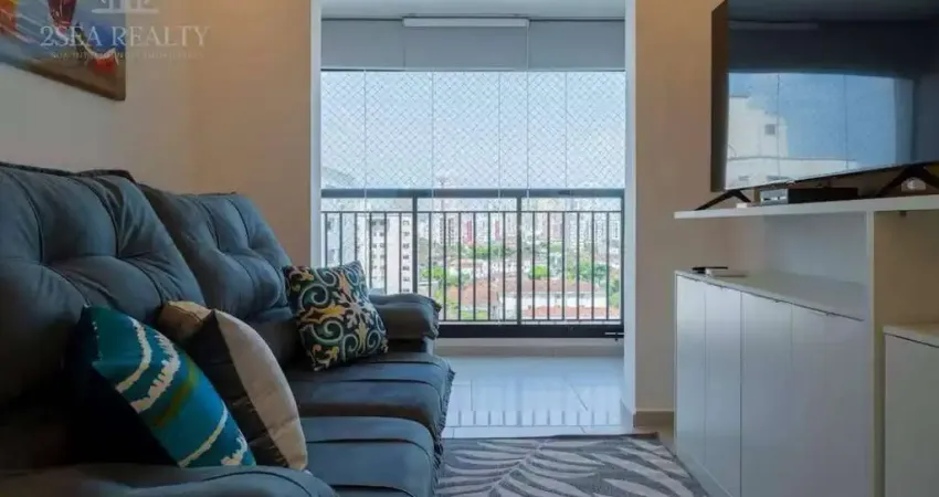 Apartamento para locação - 2 quartos, 1 suíte, marapé/santos