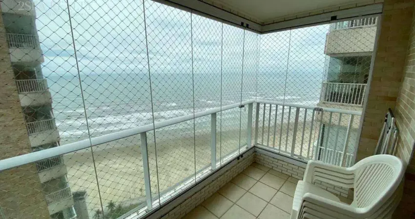 Apartamento à venda - 2 dormitórios com varanda gourmet, vista mar - nova mirim/praia grande