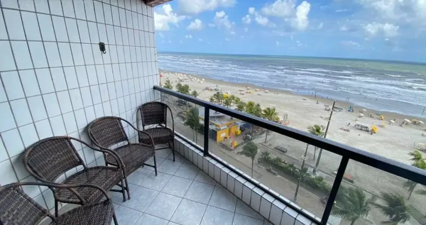Apartamento à venda cidade ocian, praia grande/sp, beira mar!