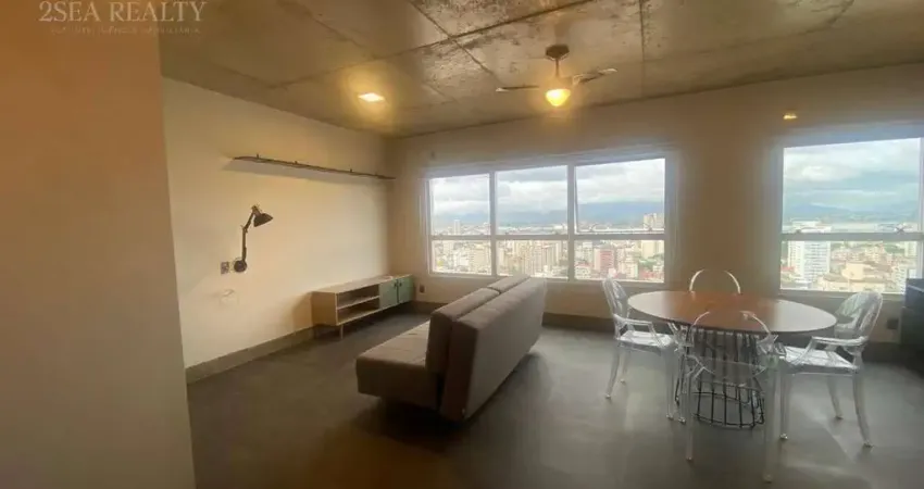 Apartamento com 1 quarto à venda na Rua Castro Alves, Embaré, Santos