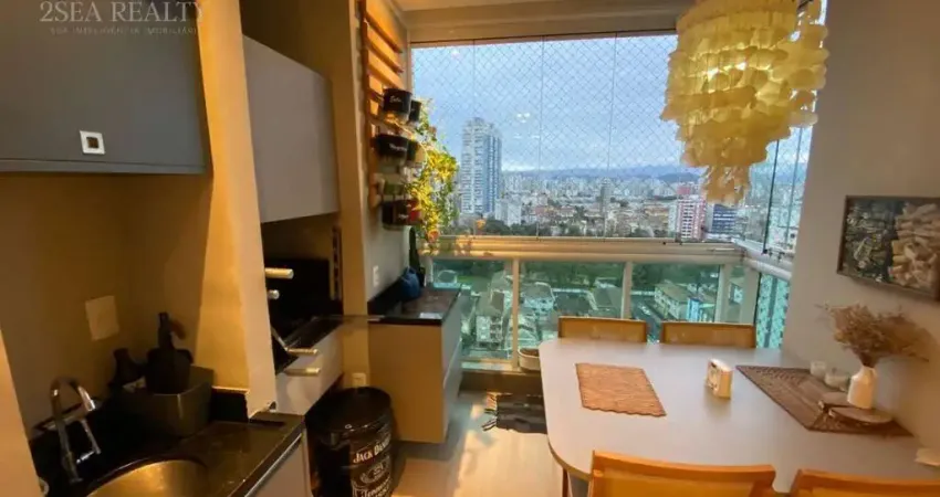 Vendo apartamento porteira fechada com 2 suítes na ponta da praia