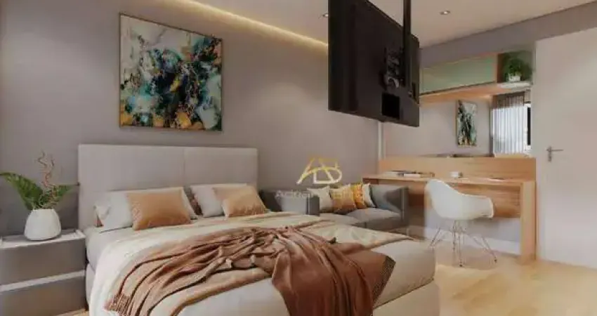 Apartamento com 1 dormitório à venda, 23 m² por r$ 241.550,00 - bacacheri - curitiba/pr