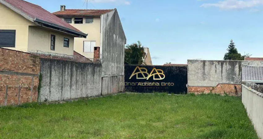 Terreno à venda na Rua Professor João Soares Barcelos, 1495, Hauer, Curitiba