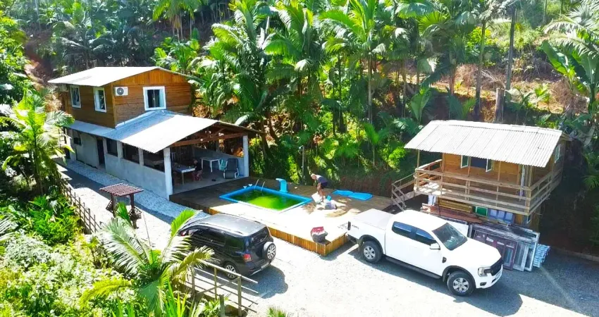 Linda chácara a venda em luiz alves no braço comprido a 2 km do asfalto e 6km do centro da cidade.